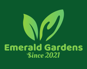 Environmental Leaf Garden  logo design