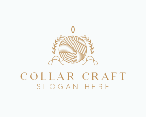 Crochet Yarn Handicraft logo design