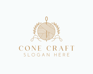 Crochet Yarn Handicraft logo design