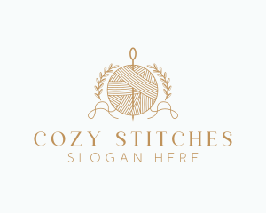 Crochet Yarn Handicraft logo design