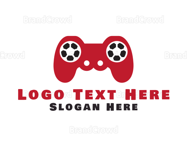 Soccer Gaming Controller Logo