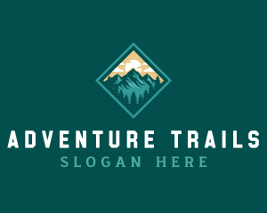 Outdoor Peak Mountain logo design