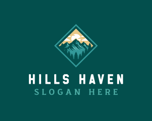 Outdoor Peak Mountain logo design