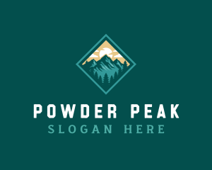 Outdoor Peak Mountain logo design