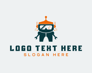 Robot - Robotics Video Game Bot logo design