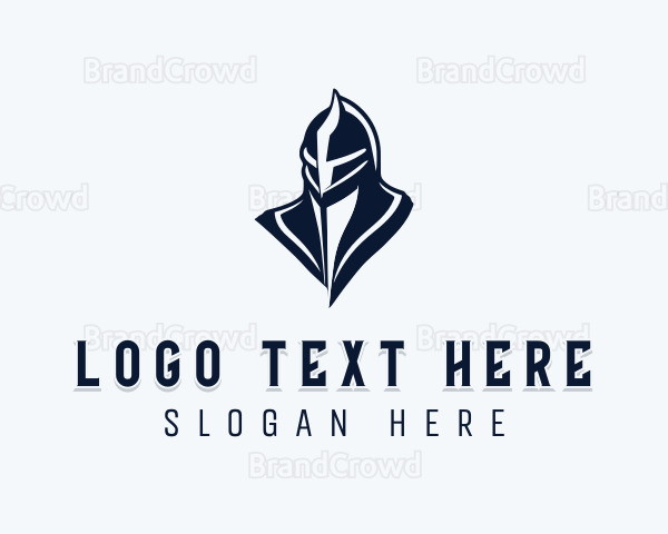 Medieval Knight Helmet Logo