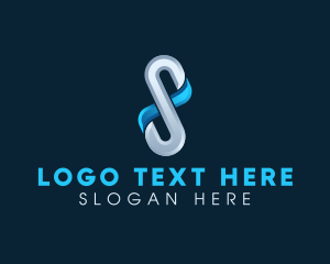 Media Marketing Professional Letter S logo design