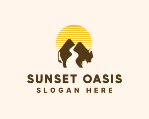 Buffalo Sunset Road  logo design