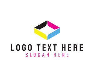 Chewing Gum - Colorful Diamond  Shape logo design