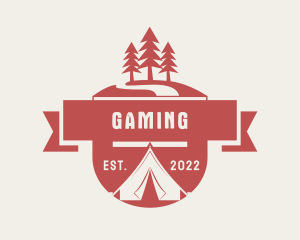 Nature Camping Emblem Logo