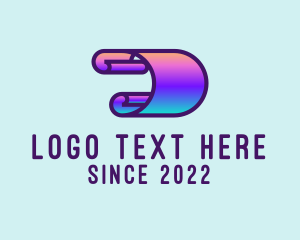 Textile Artist - Letter D Carpet logo design
