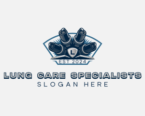 Automotive Engine Spark Plug logo design