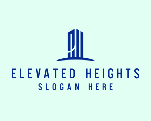 Tall - Construction Realty Building logo design