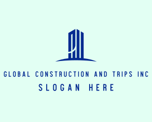 Rentals - Construction Realty Building logo design