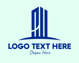 Simple - Simple Tall Building logo design