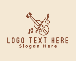 Opera - Elegant Violin Music logo design