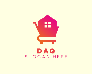 House Shopping Cart Logo