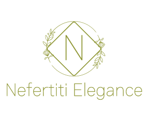 Nature Garden Wreath logo design