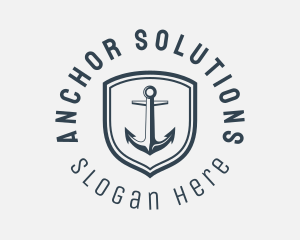 Maritime Sea Anchor logo design