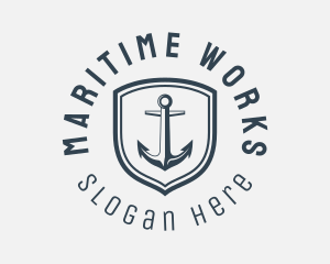 Maritime Sea Anchor logo design