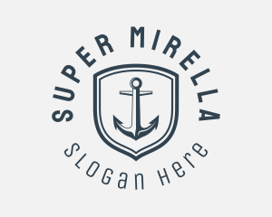 Maritime Sea Anchor logo design