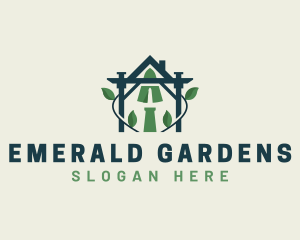 Gardening Yard Trowel Shovel logo design