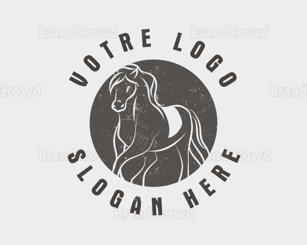 Rustic Horse Racing Logo