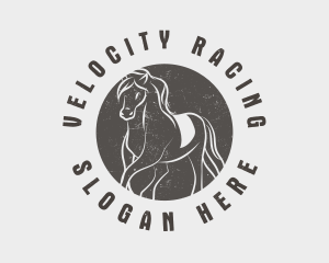 Rustic Horse Racing logo design