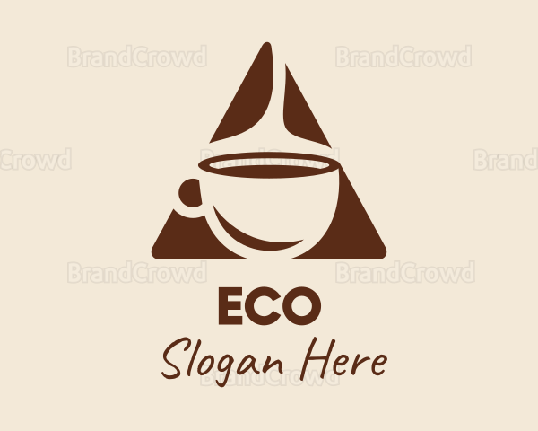 Triangle Hot Coffee Logo