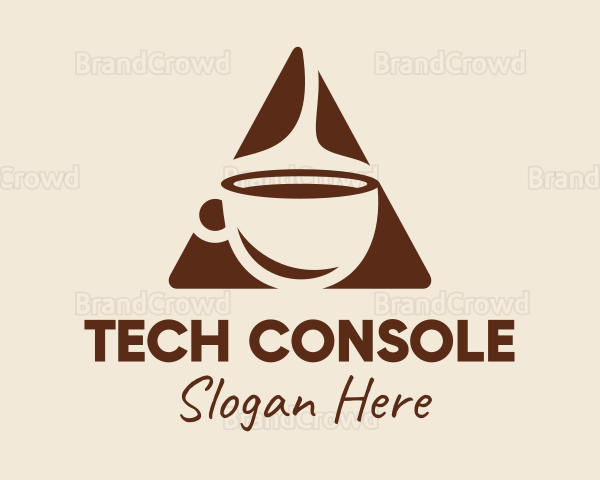 Triangle Hot Coffee Logo