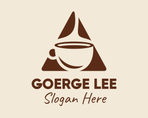 Triangle Hot Coffee  Logo