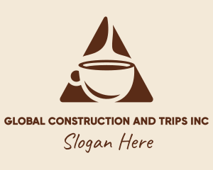 Triangle Hot Coffee  Logo