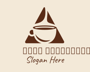 Cappuccino - Triangle Hot Coffee logo design