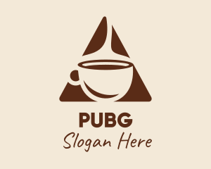 Cup - Triangle Hot Coffee logo design