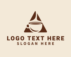 Hot Coffee Cup Logo