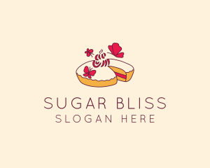 Sweet - Butterfly Sweet Pie logo design