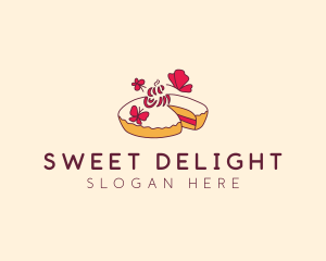 Butterfly Sweet Pie  logo design