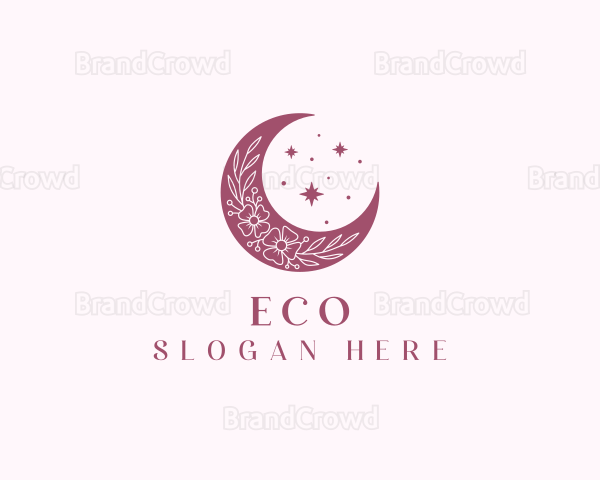 Floral Moon Wellness Logo