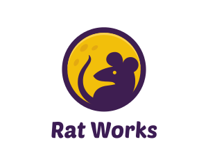 Full Moon Mouse logo design