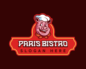 Chef Pig Diner logo design