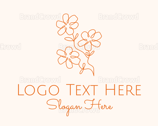 Flower Gardening Boutique Logo