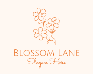 Flower Gardening Boutique  logo design