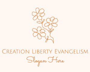 Flower Gardening Boutique  logo design