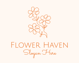 Flower Gardening Boutique  logo design