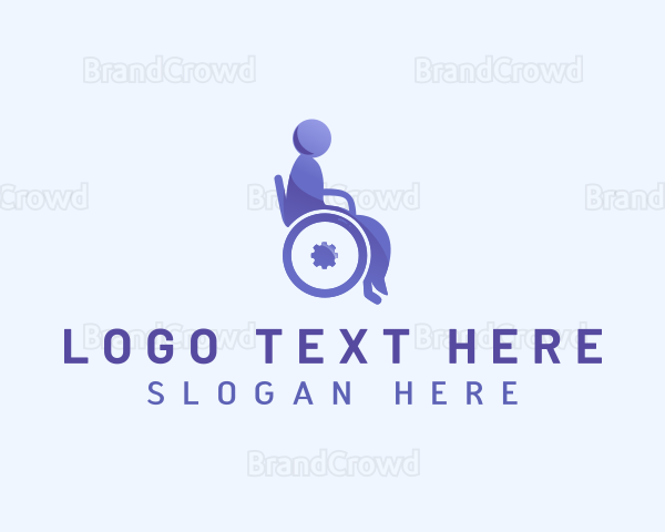 Wheelchair Handicap Therapy Logo | BrandCrowd Logo Maker