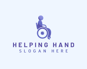 Assistance - Wheelchair Handicap Therapy logo design