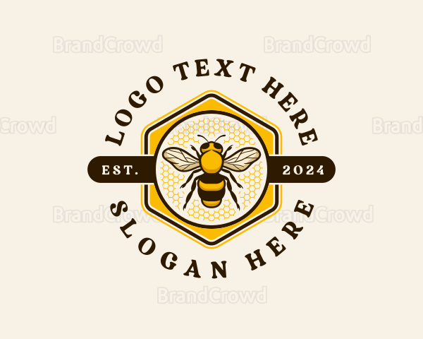 Bee Farm Honey Logo