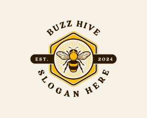 Bee - Bee Farm Honey logo design