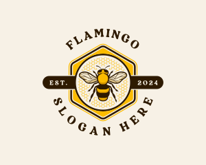 Agriculture - Bee Farm Honey logo design