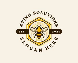 Bee Farm Honey logo design